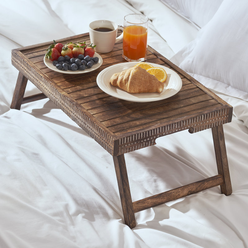 Gwennan Decorative Tray, Dark Brown