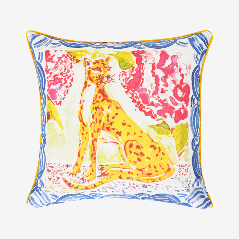 Ahil Cotton Square Cushion Cover