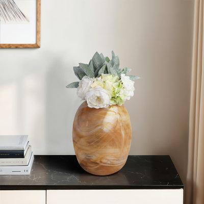  Luticia Brown Glass Vase