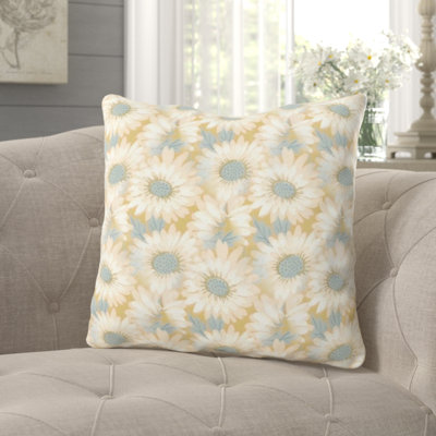 Coussin décoratif à motif floral Grijalva