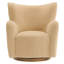 Fauteuil d'appoint pivotant en sherpa à oreilles Montrose-108579760