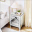 Armoire à trois tiroirs Silver Mirror