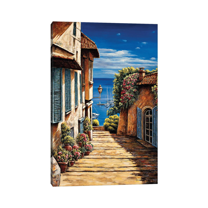 Antibes 1 Piece Wrapped Canvas Wall Art, 30.48 cm H x 45.72 cm W