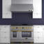 48 in. 6.7 cu. ft. Dual Fuel Range in Stainless Steel with Gold Accents and Kucht Horus Thermostat-724291373