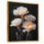 Toile avec cadre flottant or