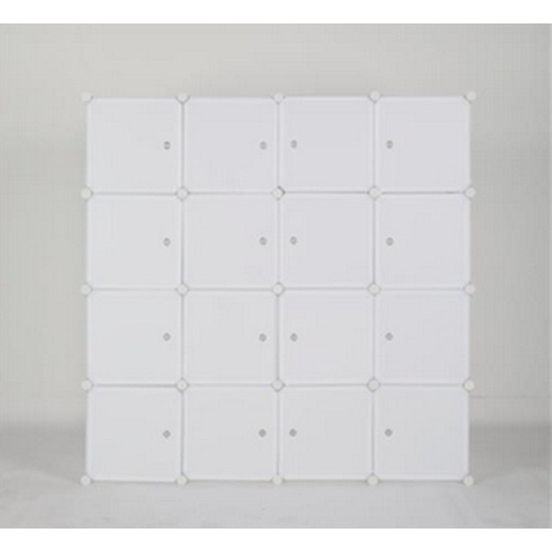 Telscombe Plastic Closet System, White