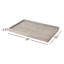 Driftwood Ottoman Tray-Grey