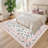 Floral Machine Washable Rug for Living Room, Non-Slip Vintage Floor Mats, Stain-Resistant Soft Faux Wool Farmhouse Indoor Carpet for Bedroom, Nursery, Dining Room-308881988