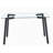 Glass Dining Table  Transparent, 130*80* 8MM-1197346800-1197346805