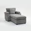 Chaise moderne surdimensionnée avec repose-pieds-29778238