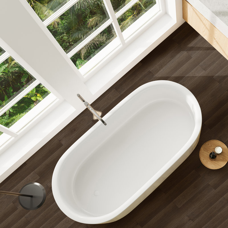 6" x 18" Luxury Vinyl Tile,Self-adhesive Vinyl Flooring, Walnut Brown
