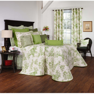 Bouvier Green Full Bedspread