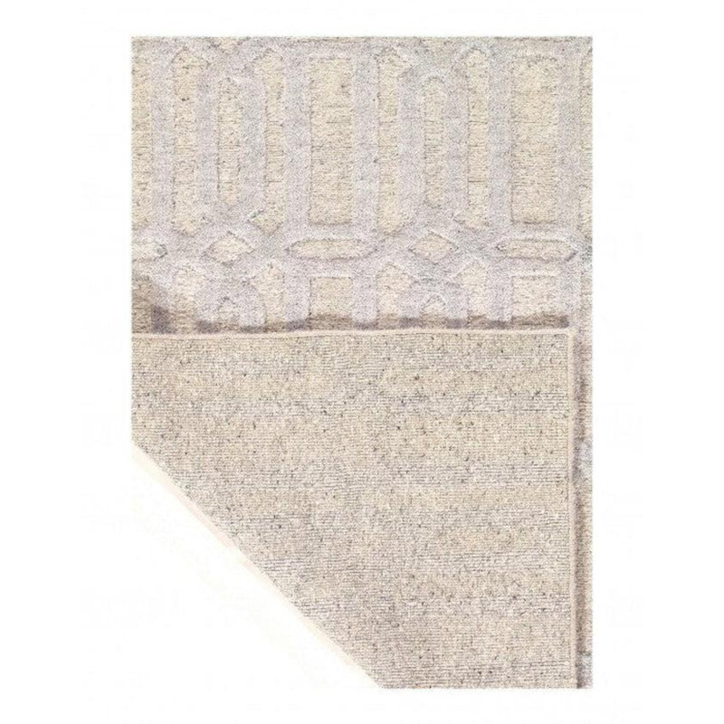 Mirssa Geometric Area Rug in Gray