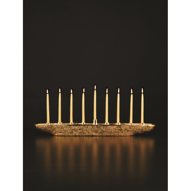 Nest Menorah Metal Candelabra