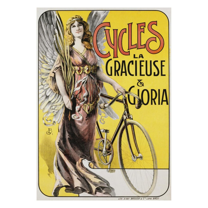 Affiche Cycles La Gracieuse et Gloria par Inconnu - Estampe numérique, H 28 po x l 22 po