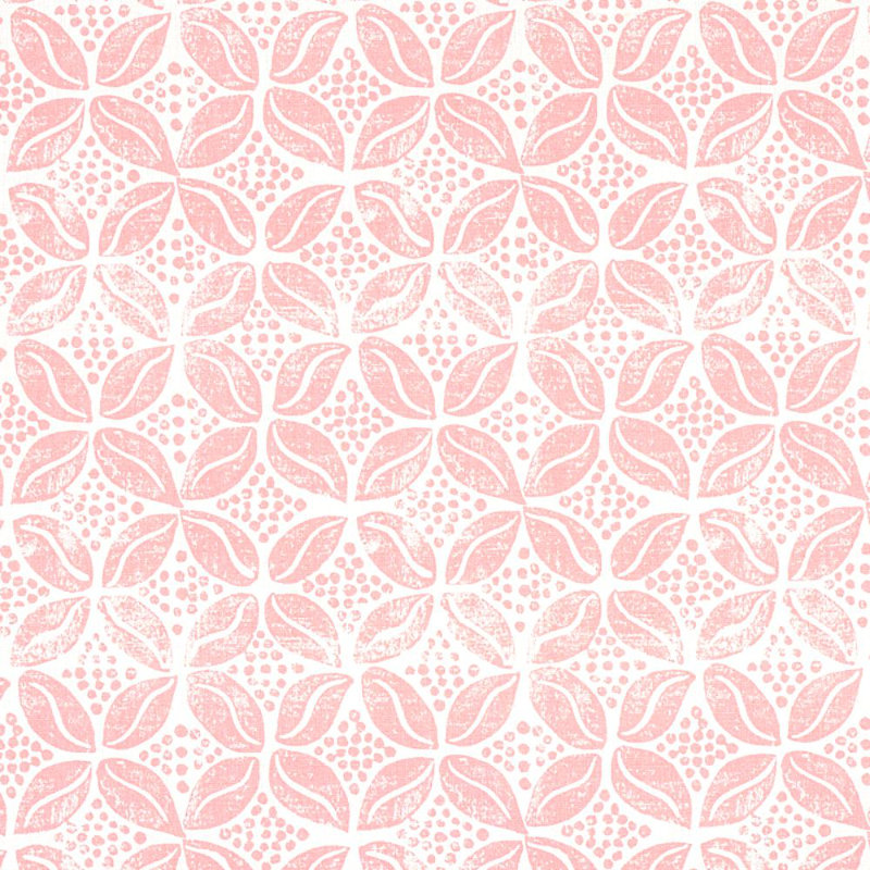 Schumacher x Molly Mahon Coffee Bean Fabric, Pink