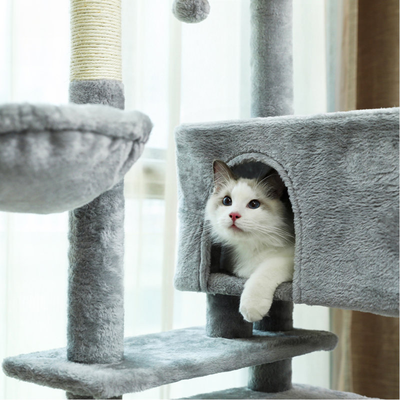 Arbre à chat en sisal, Gris