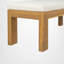 Ensemble de table de salle à manger 6 pièces avec banc, table de salle à manger longue avec trou pour parasol, bois massif, fauteuils rembourrés, style campagnard moderne, utilisation à l'extérieur-815110646