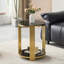 Table de bout moderne 16,9 pouces