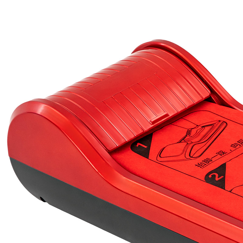 Dibbrun Portable Shoe Covers Machine w/ 1 Roll of Film, Red