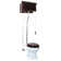 The Renovators Supply Inc. 1.6 Gallons GPF Round Comfort Height Floor Mounted Kit (Seat Not Included)