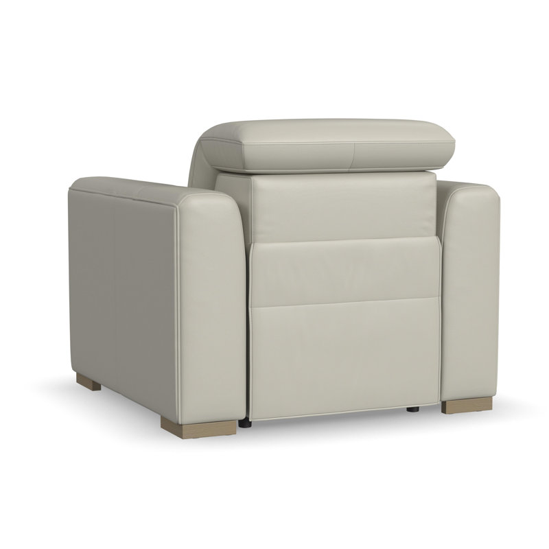 Celeste Power Recliner With Adjustable Power Headrest, Cream