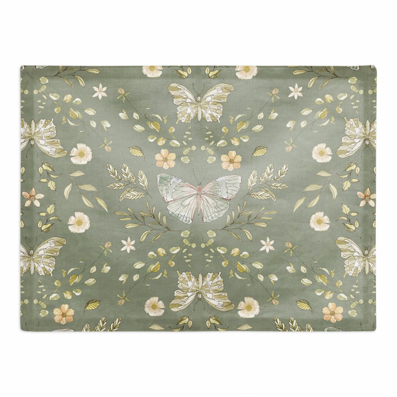 Napperon Tia, Vert olive