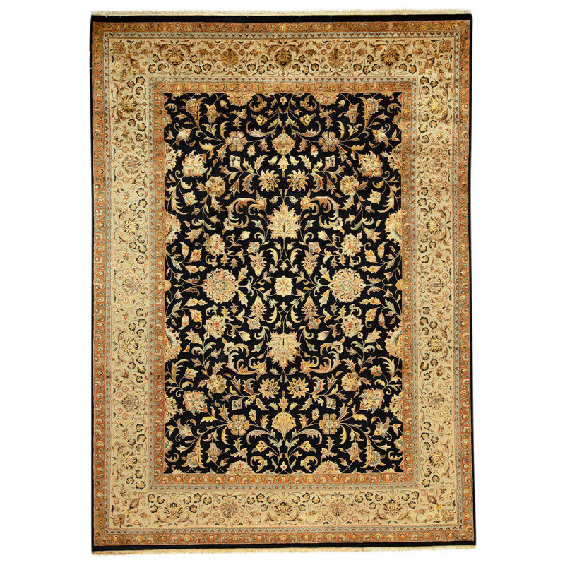 Oriental Area Rug in Gold
