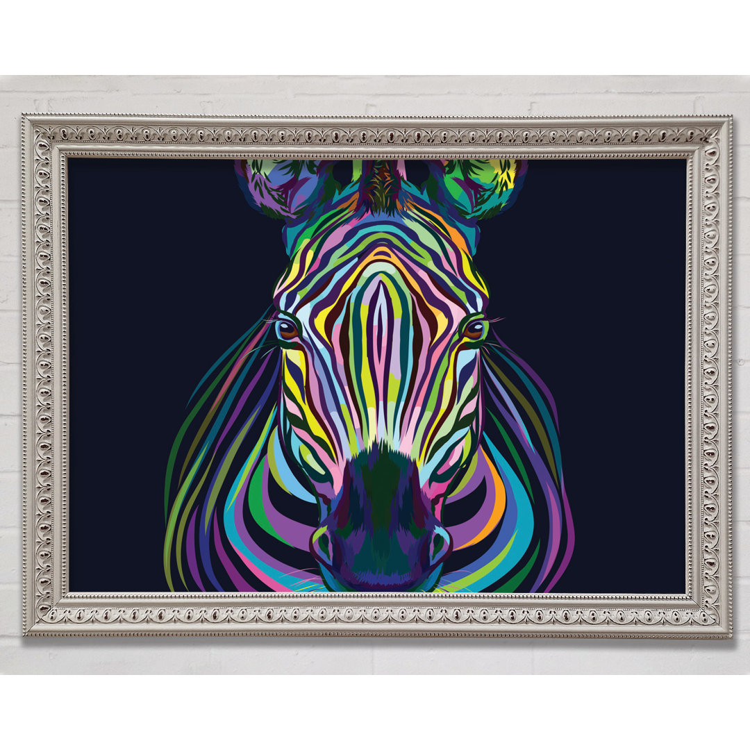 Atemberaubendes Zebra Vibrant - Druck