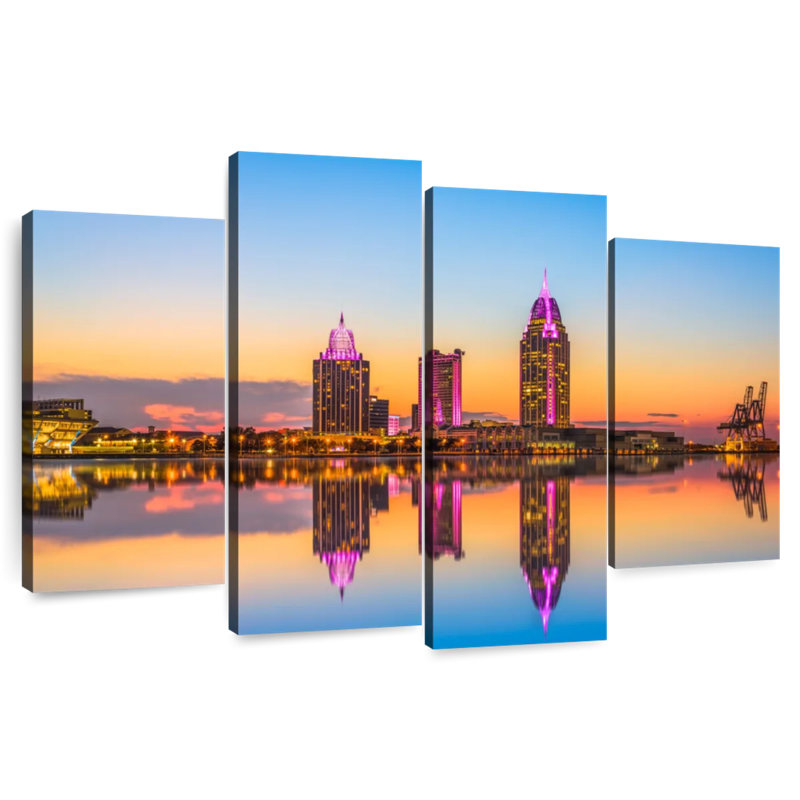 Horizon urbain de Sireci, Alabama, H 32 po x l 52 po
