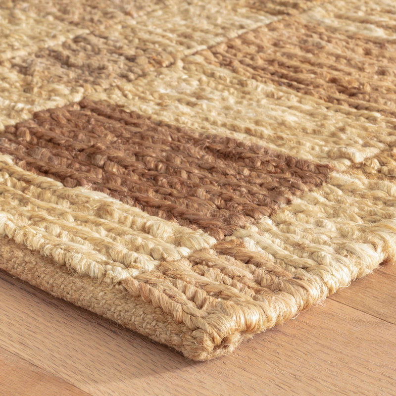 Kirby Natural Handwoven Jute Rug, Rectangle 9' x 12'