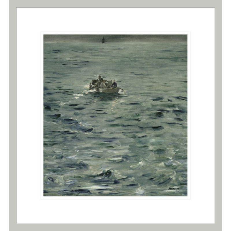 «Rochefort's Escape» par impression giclée encadrée, 19.24" H x 17.75" W