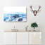 Snow Covered Tannheim Mountains Painting - Wrapped Canvas-56654212