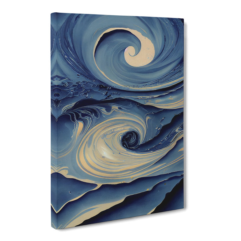 CAN-V0523-1623X Ocean Sea Abstract Art Vol.5 - Wrapped Canvas Print, 60cm H x 40cm W x 3cm D