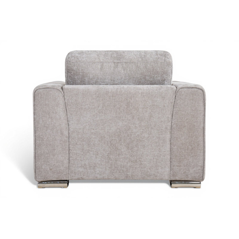Upholstered Armchair, Grey