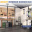 Resin Outdoor Storage Shed With Floor And Windows, Weather-resistant Plastic Storage Shed With Reinforced Steel Structure, Easy to Assemble-135477089