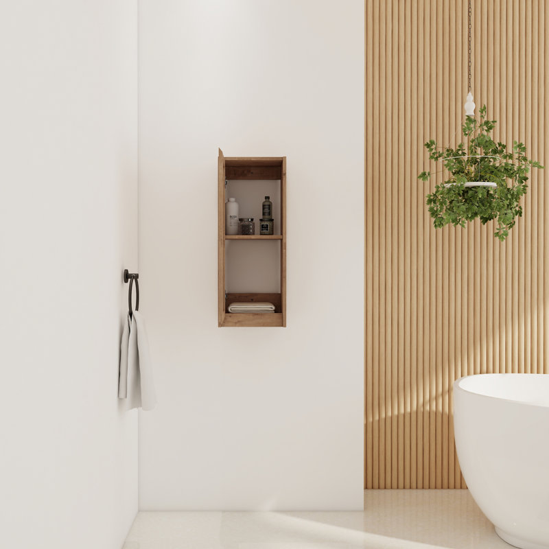 Bathroom Side Cabinet,Soft Close Doors,Float Mounting Design