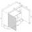 Carillon White 2-Door Accent Cabinet