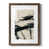 Papier, cadre noyer