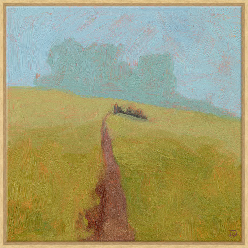 «Sim's Creek Upper Pasture, Winter Fog»