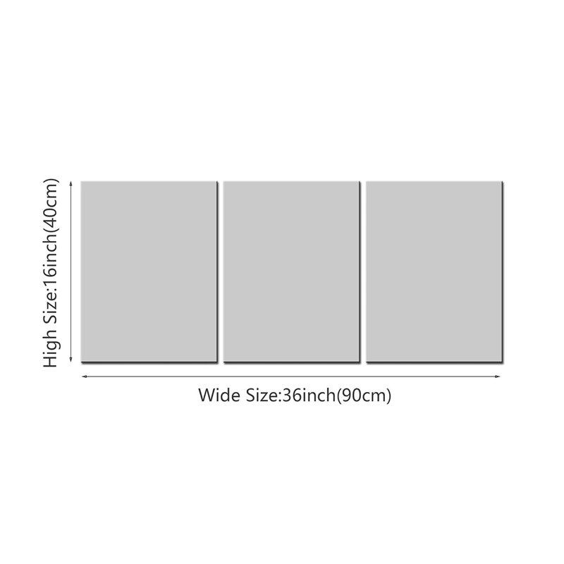 3 Piece Wrapped Canvas Wall Art
