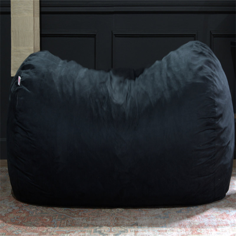 Cylindrical Bean Bag, Microfiber, 30.08" H x 85.08" W x 49.94" D, Tuscany Microfiber