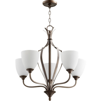 Brookview 5 - Light Dimmable Classic / Traditional Chandelier