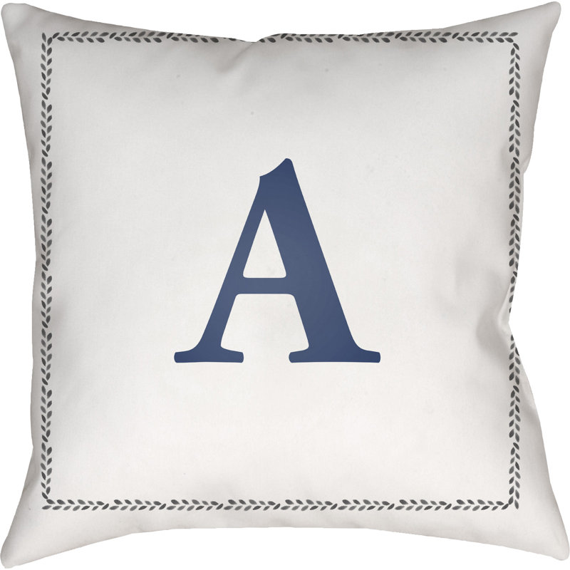  Indoor/Outdoor Throw Pillow, 20" H x 20" W x 4" D, A