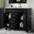 This Single-Sink Bathroom Vanity With A Top Sink Is Paired With A Modern Storage Cabinet With 2 Soft-Closing Doors And 2 Drawers. It Provides Practical And Convenient Storage, Efficient Space Utilization, And Is Both Beautiful And Functional.-396678572