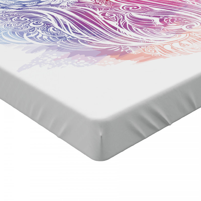 Owl Microfiber Fitted Sheet, Queen Fitted Sheet