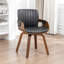 Fauteuil pivotant rembourré en similicuir Dundrod-123200764