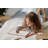 Scribbledo Magnetic Small Dry Erase White Board 9" X 12" Double Sided, Ruled 