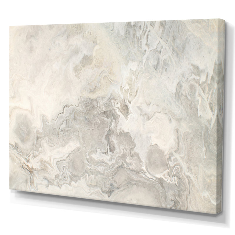 «Wave Art» par Shades Of Cream III, impression sur toile, H 30 po x l 40 po x P 1,5 po, Toile tendue