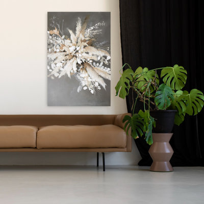 Feuilles légères 1, art contemporain abstrait